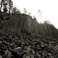 A Rare Geologic Site ~ Devil's Postpile National Monument, CA