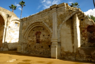 Remaining wall from The Great Stone Church