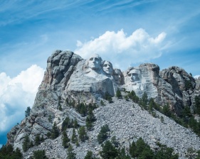 Towering granite splendor - Mt. Rushmore National Memorial