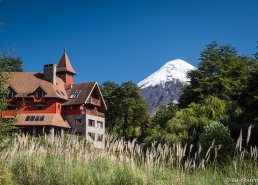 Captivating views of Osorno Volcano from the Petrohue Lodge.